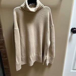 H&M Cream Turtleneck Sweater